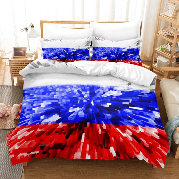 Nwe Russia Flag Insignia Bedding Set Single Twin Full Queen King Size гербом РФ Bed Set Aldult Kid Bedroom постельное бельё Bed Sheets