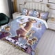 thumbnail image 3 of La Era del Hielo Conjunto de sábanas temático, trío de piezas, cómodo y amigable con la piel, diseño único, regalo de decoración para el hogar para familiares, amigos y fans,135cm *200cm, 3 of 6