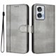 thumbnail image 1 of Funda Cartera para Motorola Moto Edge 50 Fusion 5G Protección 360° con Ranuras para Tarjetas y Soporte Gris, 1 of 6