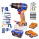 thumbnail image 1 of Set WADFOW 119 pzs + taladro percutor 20V + baterias y carg., 1 of 9
