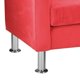 thumbnail image 4 of Sofa New Retro 3 Cuerpos Felpa 12 Rojo, 4 of 5