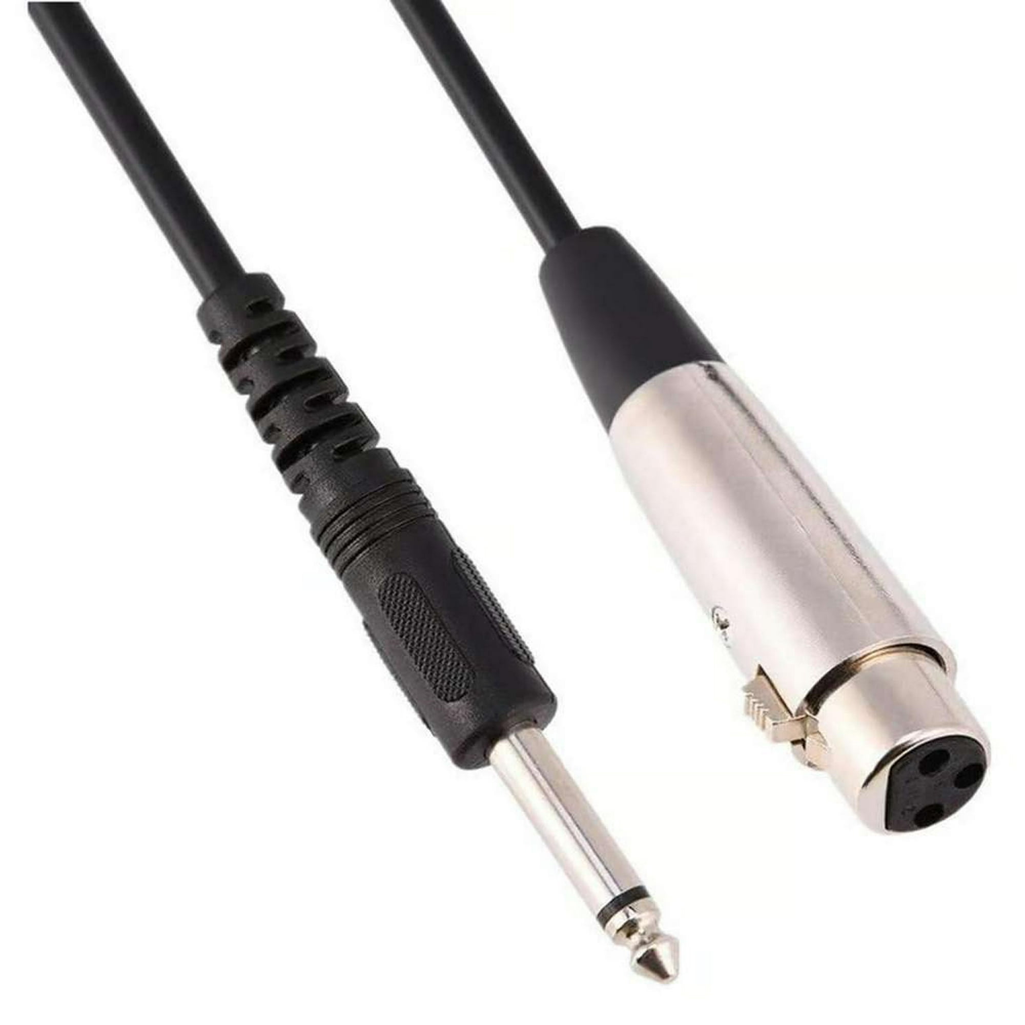 Gen - Cable Xlr Canon A Plug 6.3mm Guitarra Microfono Amplificador Multicolor