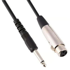 Gen - Cable Xlr Canon A Plug 6.3Mm Guitarra Microfono Amplificador Multicolor