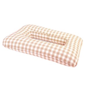 Magideal - Cojín De Pieridad De La Oreja, Orificio Para La Oreja Con Cubierta De Almohada Extraíble, Cómodas Almohadas Para Dormir Laterales Para Usar Auriculare Marrón