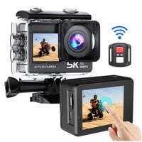 Cámara Deportiva Ausek 5K 30Fps Acción Pantalla Dual Touch