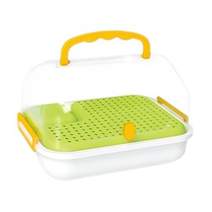 Ioensy - Acuario Con Pecera Para Tortugas, Escondite Para Ermitaños, Decoración Interior, Caja De Alimentación Para Reptiles En Reposo