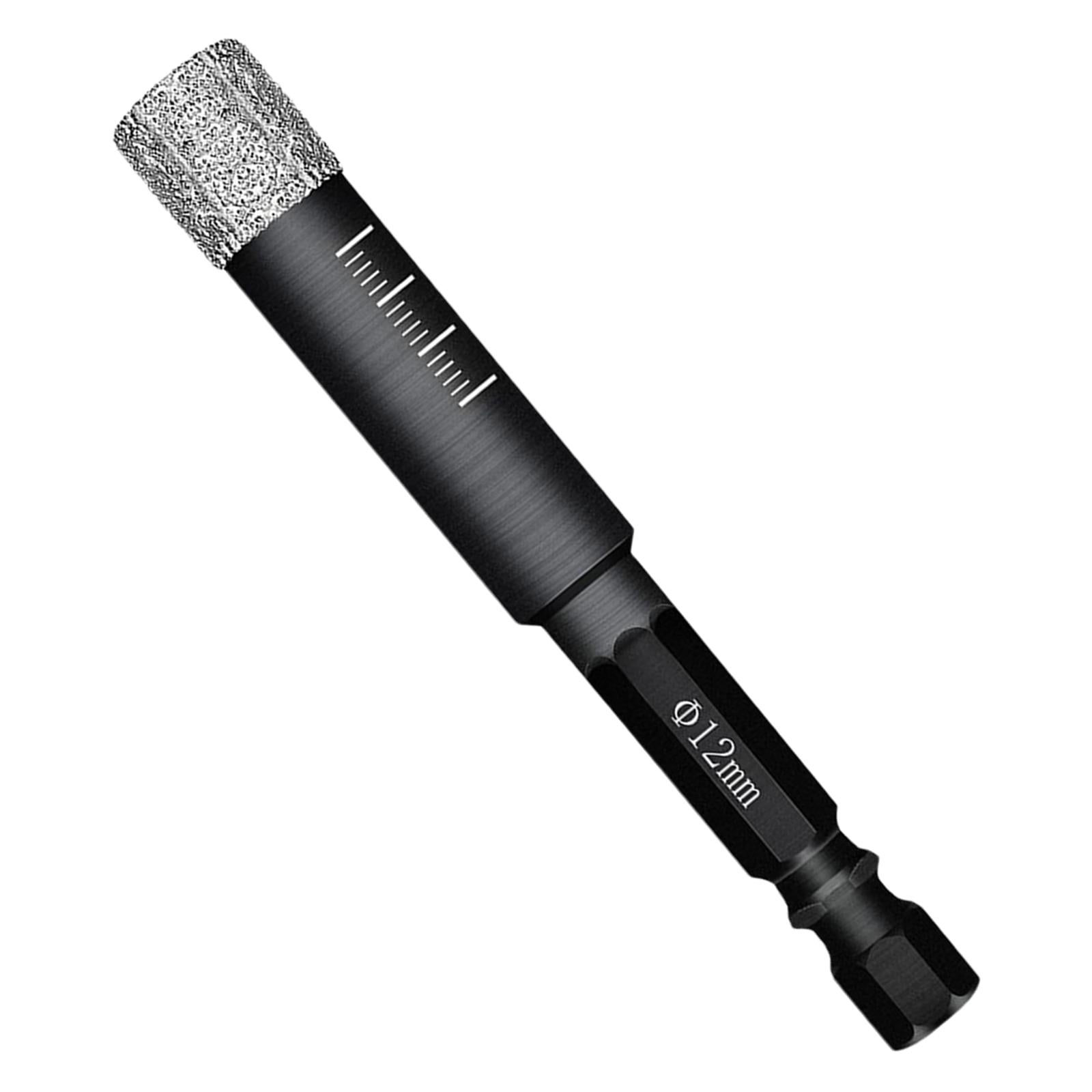 Ioensy - Juego De Brocas De Diamante En Seco, Accesorios De Herramientas Eléctricas Para Piedra, Porcelana, Granito, 12 Mm