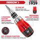 thumbnail image 3 of Destornillador de trinquete ARROW Stubby 12 en 1 con acero S2 de primera calidad, 3 of 8