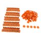 thumbnail image 1 of Etiqueta De Oreja De Plástico Para Ganado Para Perro, Oveja, Cerdo, Número 1 A 100 Naranja, 1 of 5