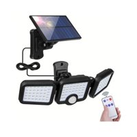 Oem - Foco Solar 3 En 1 Cable De 5Mts Y Control Remoto