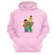thumbnail image 1 of Polerón Canguro Enrique Y Beto Rosa Talla Xl Unisex, 1 of 1