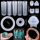 thumbnail image 3 of Set 83 Moldes Silicona Para Velas Resina Joyería Collar Br, 3 of 3