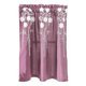 thumbnail image 2 of Cortina de ventana floral Semi-Sheer Cortina de cocina Tier Purple - 137x61cm, 2 of 5