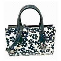 Cartera Michael Kors Womens Sheila Medium Sequined Floral Print Satchel Bag 35S5S6Hs3Y001 Black