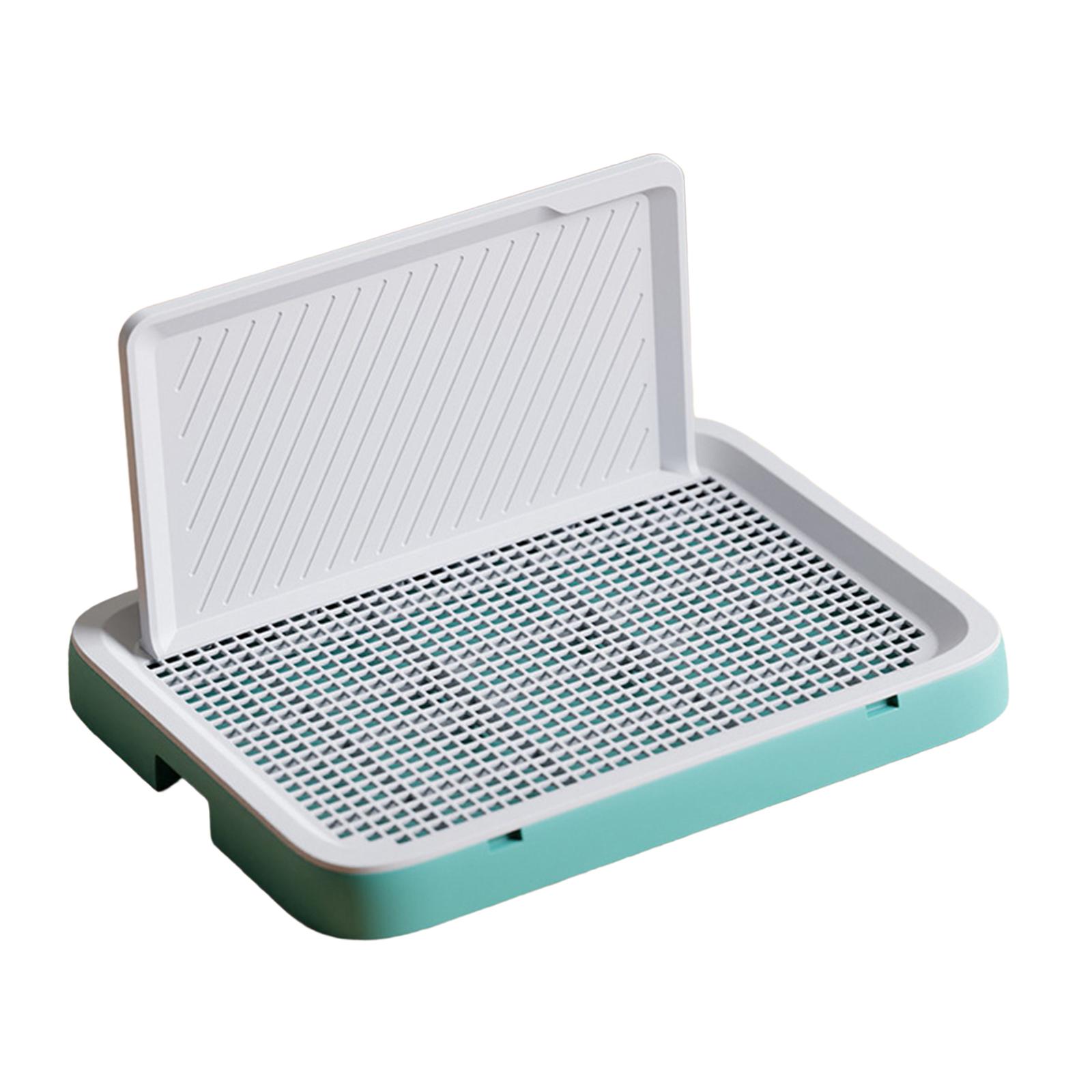 Ioensy - Inodoro Para Perros Desmontable Reutilizable Orinal Para Perros Bandeja Para Cachorros Pequeños Animales Interior Grande Verde