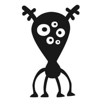 Rienda Libre Graphics - Decomural Alien Monster Halloween Ws-16193