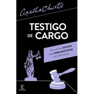 Espasa - Libro Testigo De Cargo - Agatha Christie