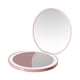 thumbnail image 1 of Espejo De Maquillaje De Viaje USB De Doble Cara Para Bolso De Viaje Bolsillo Rosa, 1 of 3