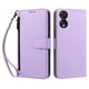 thumbnail image 1 of Funda Tipo Billetera para TCL 505 con Soporte y Bolsillo con Cierre Morado, 1 of 1