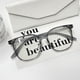 thumbnail image 4 of Gafas cuadradas de luz azul para hombres y mujeres, gafas para computadora con bloqueo UV, gafas con lentes transparentes, 4 of 5