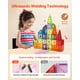 thumbnail image 3 of Baldosas magnéticas VEVOR 181 unidades con bases de coche/noria para niños de 3 años o más, 3 of 3
