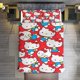 thumbnail image 1 of Hello Kitty with Red Bow Comforter Twin SizeComforter Set for Kids Girls3Pcs Bedding Set Printed Comforter with 2 PillowcasesDown AlternativeSoft and Lightweight Bed Sheets, 1 of 5