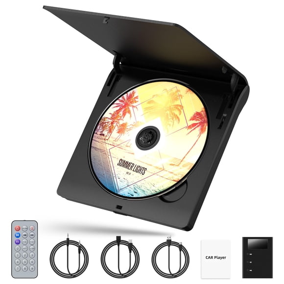 Reproductor de CD portátil Homlab universal para coche con cable USB