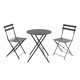 thumbnail image 1 of Set Metal Plegable 2 Sillas + Mesa Negro, 1 of 3