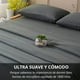 thumbnail image 3 of Juego De Sabanas 1.5 Plazas + Fundas De Almohada Gris Hilos Aura Zeus, 3 of 8