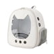 thumbnail image 5 of Durable Pet Carrier Mochila Perro Gato Correa Ajustable Bolsa De Viaje Blanco, 5 of 5