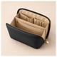 thumbnail image 3 of Cosmetiquero Organizador de Viaje Mujer Cuero Vegano Negro, 3 of 6