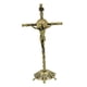 thumbnail image 3 of Crucifijo Pared Cruz Estatua Miniatura Cruz Estatua Para Gabinete Pascua Dormitorio Bronce, 3 of 5