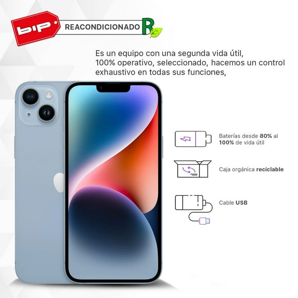 Iphone 14 Plus 256gb Blue grado A Reacondicionado