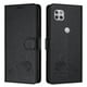 thumbnail image 1 of Funda tipo cartera FOXDOCK para Motorola MOTO G 5G 2020 con soporte, ranuras, RFID, diseño de gato, 1 of 5