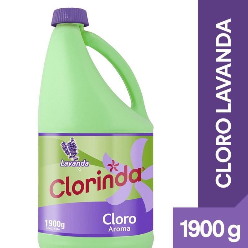 Cloro Líquido Lavanda Botella 1900 ml Clorinda