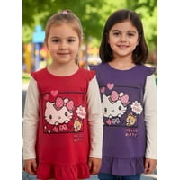 Pack 2 Poleras Niña Hello Kitty Multicolor 6
