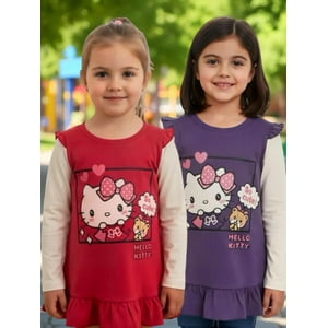 Pack 2 Poleras Niña Hello Kitty Multicolor 8