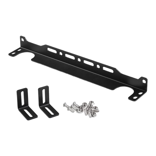 de soporte de montaje de enfriador de aceite de motor Universal, reemplazo directo de aleación de aluminio de 340mm/13,4 pulgadas, duradero , negro
