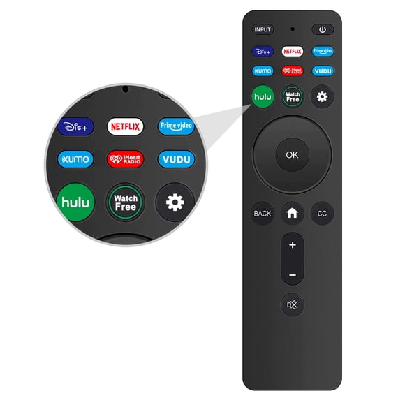 Control remoto de repuesto Oritronic XRT260 para televisores inteligentes Vizio
