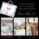 thumbnail image 3 of Bolsas De Compras Moradas Q Crafts Thank You Paquete De 50 Unidades 38 X 30 Cm, 3 of 5