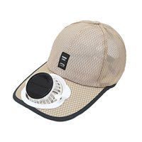 Unbrand - Solar Powered Fan Hat, Cooling With Fan, Rechargeable Solar Beach Hat For Men Women