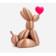 thumbnail image 2 of Adorno San Valentín - Perro globo sentado con corazón, 2 of 2