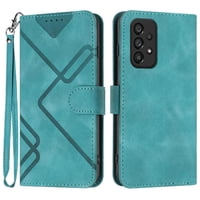 Funda Foxdock Para Samsung Galaxy A23 – Tipo Libro Con Soporte, Billetera, Correa Y Diseño Elegante