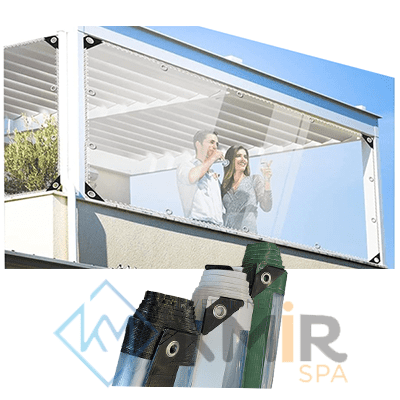 Lona Transparente para Terraza 1.52 x 3mt