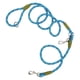 thumbnail image 3 of Correa de perro resistente Cuerda Manos libres Hombro colgado Doble cabeza Poliéster Sin tirones Cuerda antideslizante para correr Caminar Perro , azul, 3 of 5