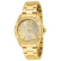 Reloj Análogo Invicta Angel Oro Ionizado 18K Mujer