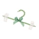 thumbnail image 1 of Percha De Plástico De Perlas De Imitación De 23cm Con 2 Clips Verde, 1 of 5