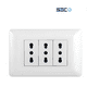 thumbnail image 2 of Pack 10 Tomacorriente Triple 10 16a 250v Blanco, 2 of 2