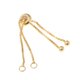 thumbnail image 1 of Cadena extensora ajustable s925 para el collar pulsera joyería de oro, 1 of 5