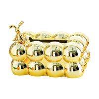 Bothyi - Caja De Pañuelos Antideslizante Dorada Para El Baño Del Coche, Con Diseño De Conejo Durmiendo.